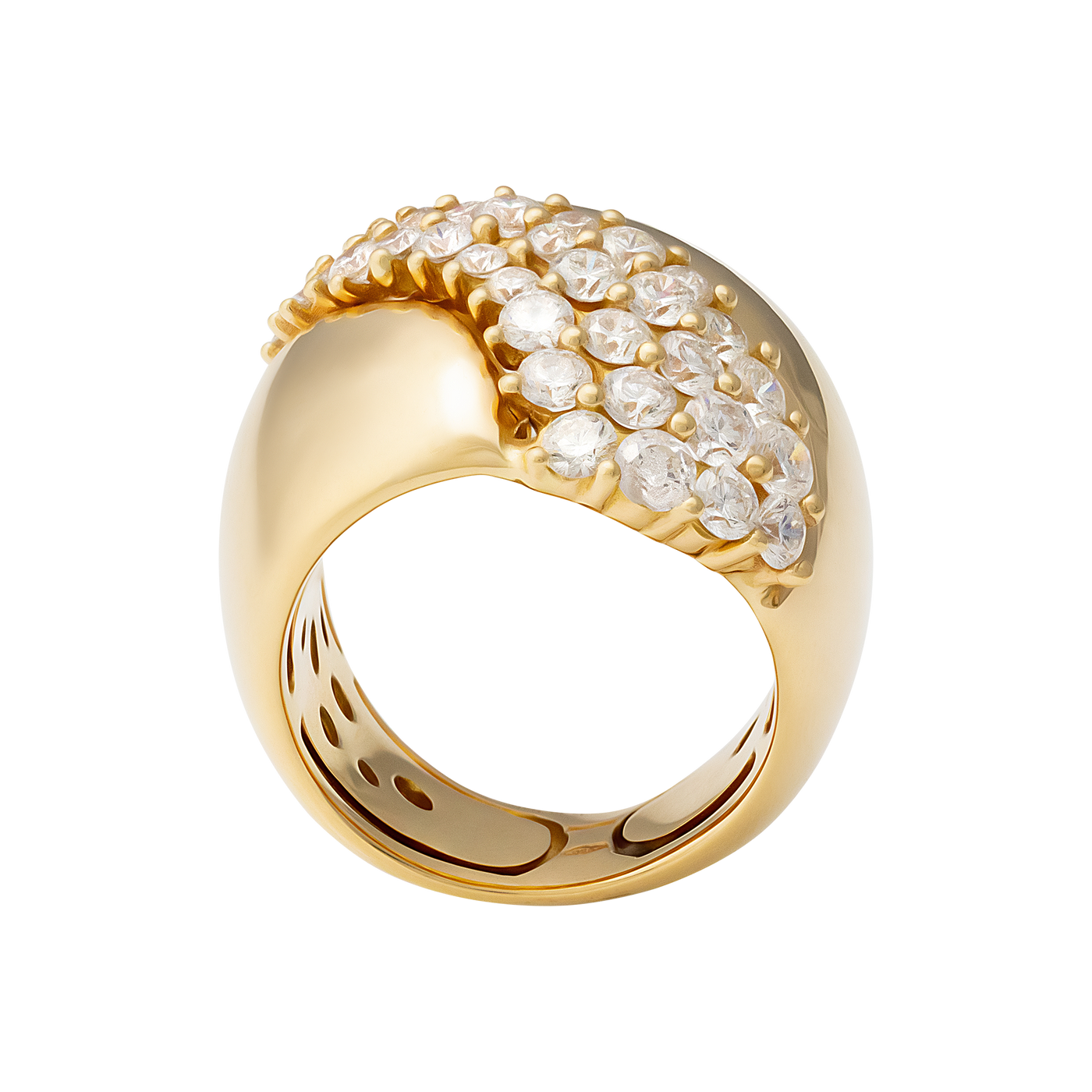 Stefan Hafner 18K Yellow Gold 1.98ct Diamond Ring