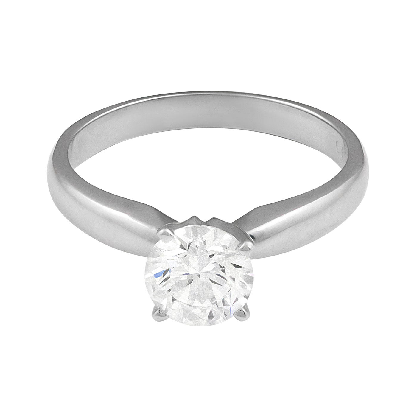 ECJ Collection 14K White Gold GIA Diamond Engagement Ring 1.12ct. tw