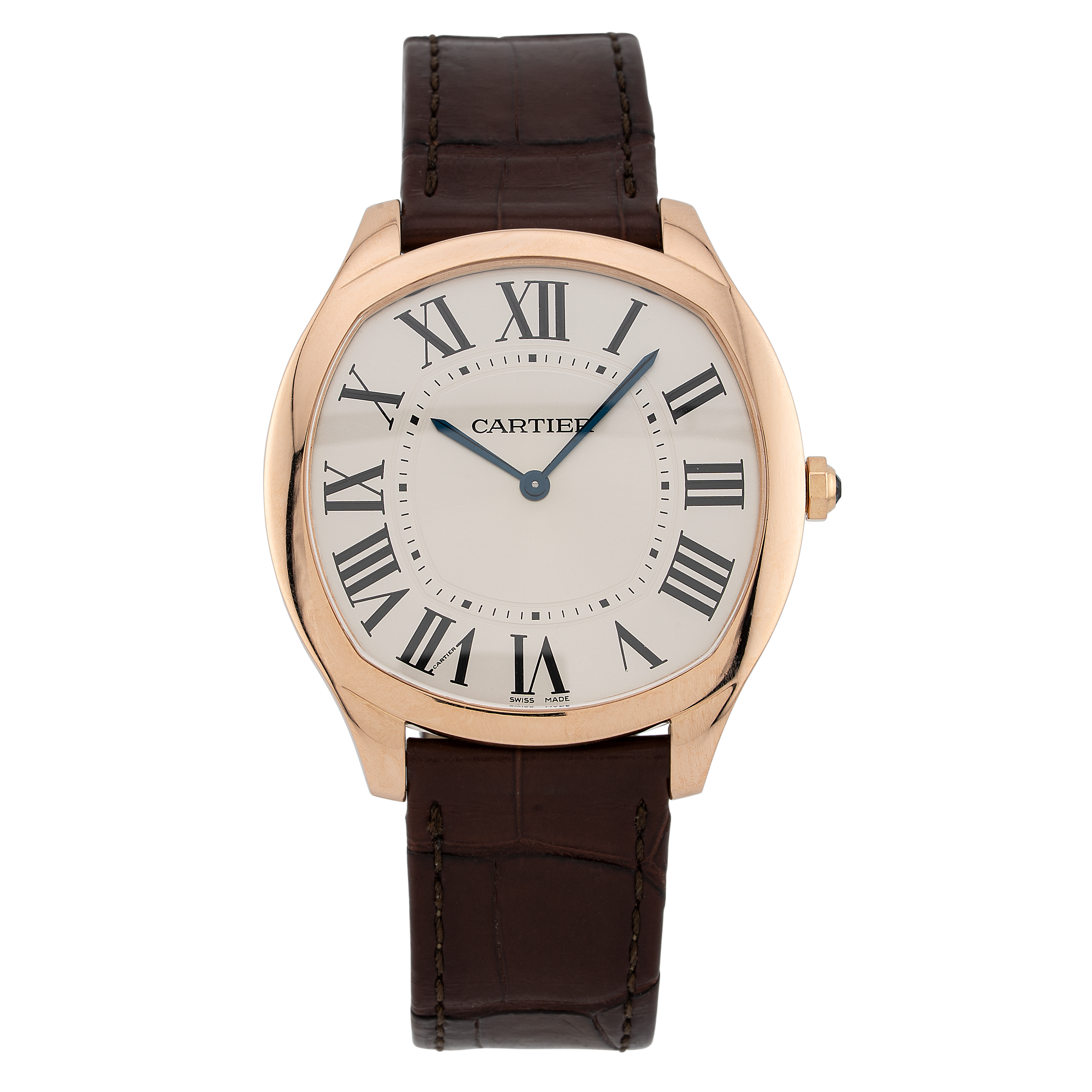 Cartier Drive de Cartier Rose Gold Silver Dial WGNM0006 – East