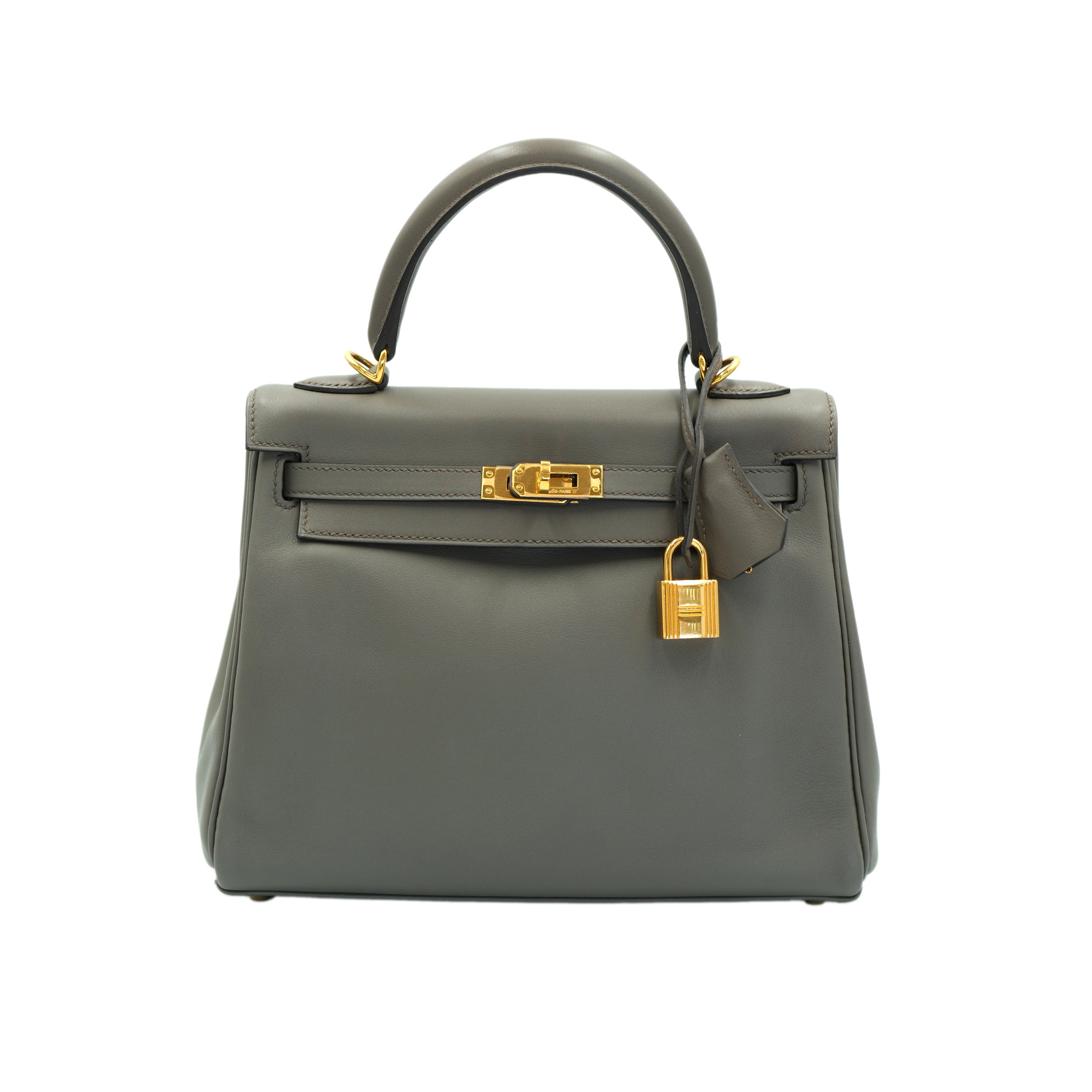 Hermes Kelly Cut Etain Gold Hermes Kelly 25 Gris Etain Swift
