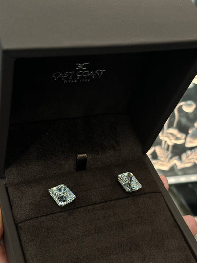ECJ Collection Platinum 20.56ctw Diamond GIA Stud Earrings