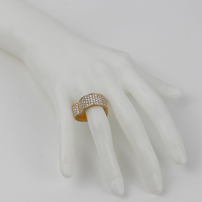 Roger Dubuis 18K Yellow Gold Diamond Heart Ring 5.67ct. tw