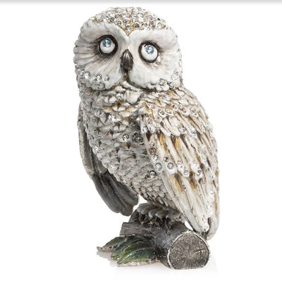Jay Strongwater Hildy Owl 5" Figurine - ecjmiami