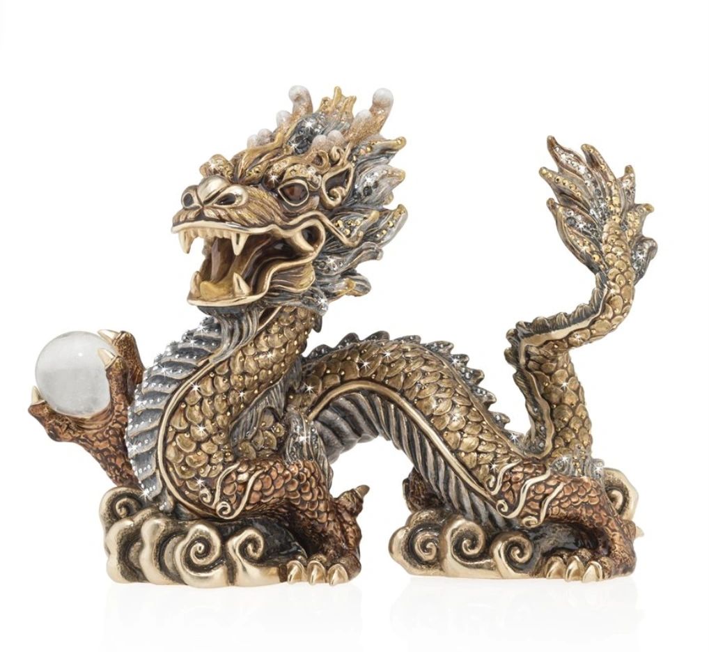 Jay Strongwater Apalala Imperial Dragon Figurine - ecjmiami