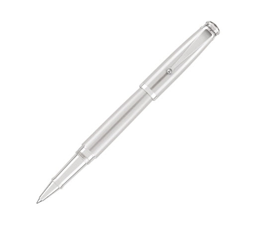 Montegrappa Memoria Rollerball Pen All Silver Satin IS300RSS