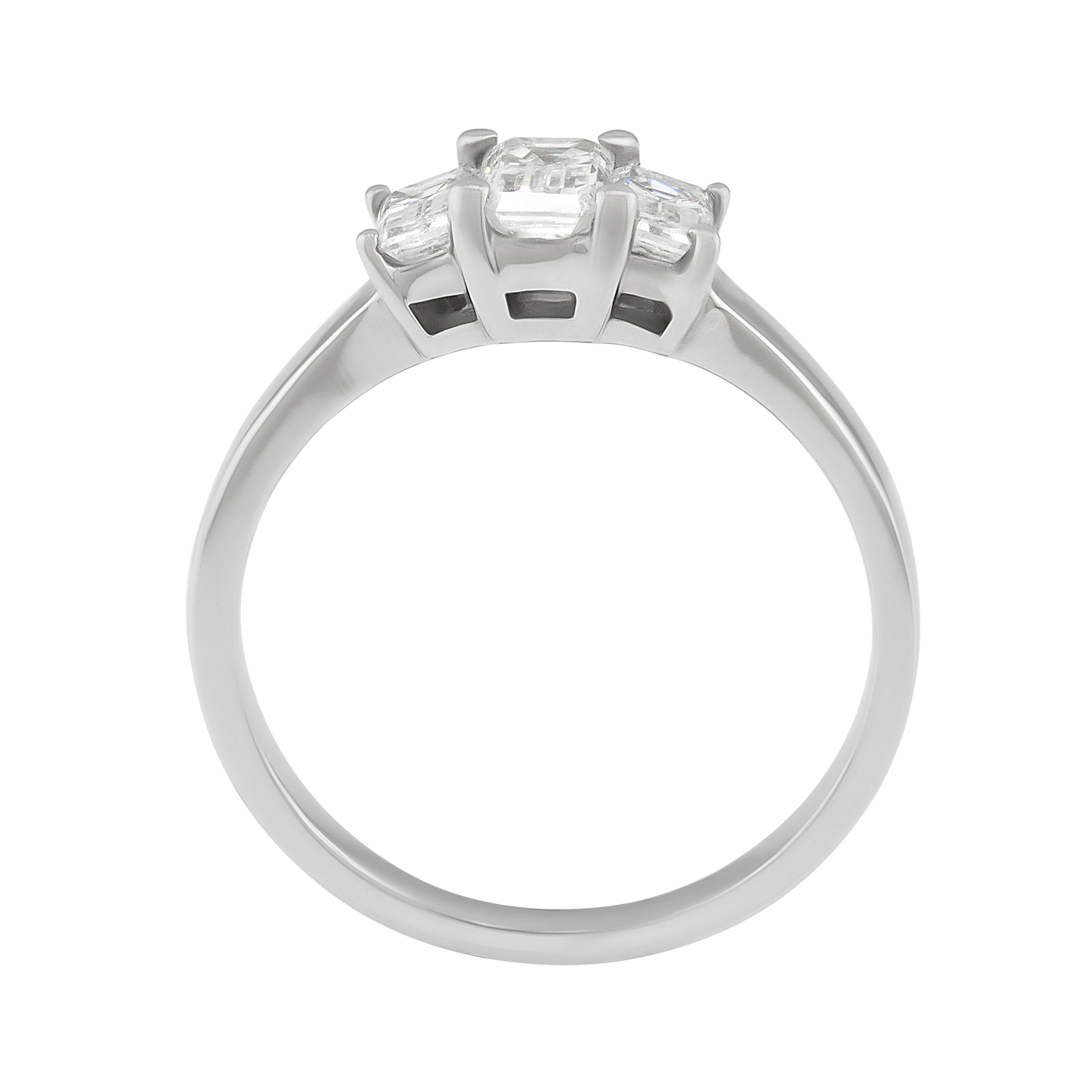 ECJ Collection 18K White Gold Diamond Engagement Ring 1.09ct. tw