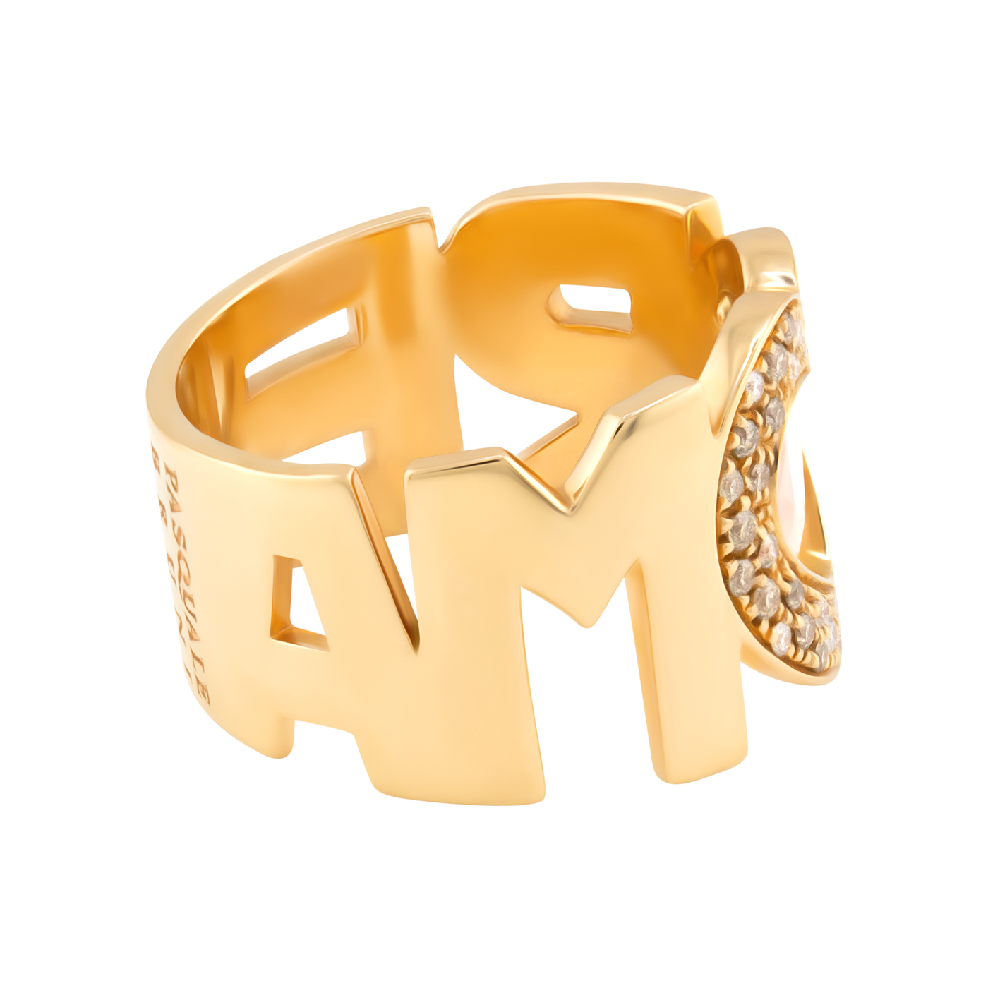 Pasquale Bruni 18K Rose Gold 0.32ctw Diamond "Amore" Ring