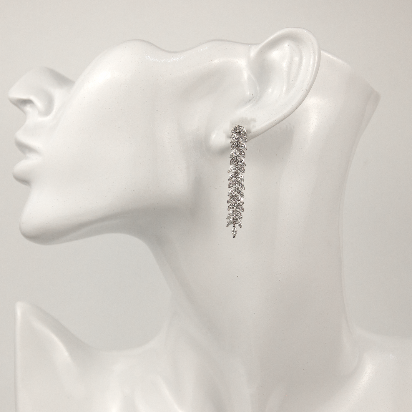 Tiffany Victoria® Diamond Vine Drop Earrings in Platinum
