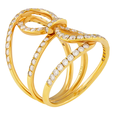 ECJ Collection 18K Yellow Gold 1.27ctw Diamond Ring
