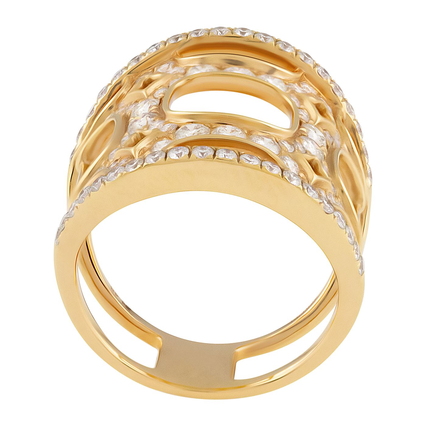 ECJ Collection 18K Rose Gold 1.48ctw Diamond Ring