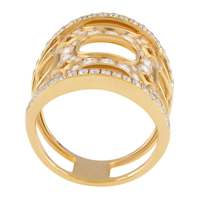 ECJ Collection 18K Rose Gold 1.48ctw Diamond Ring