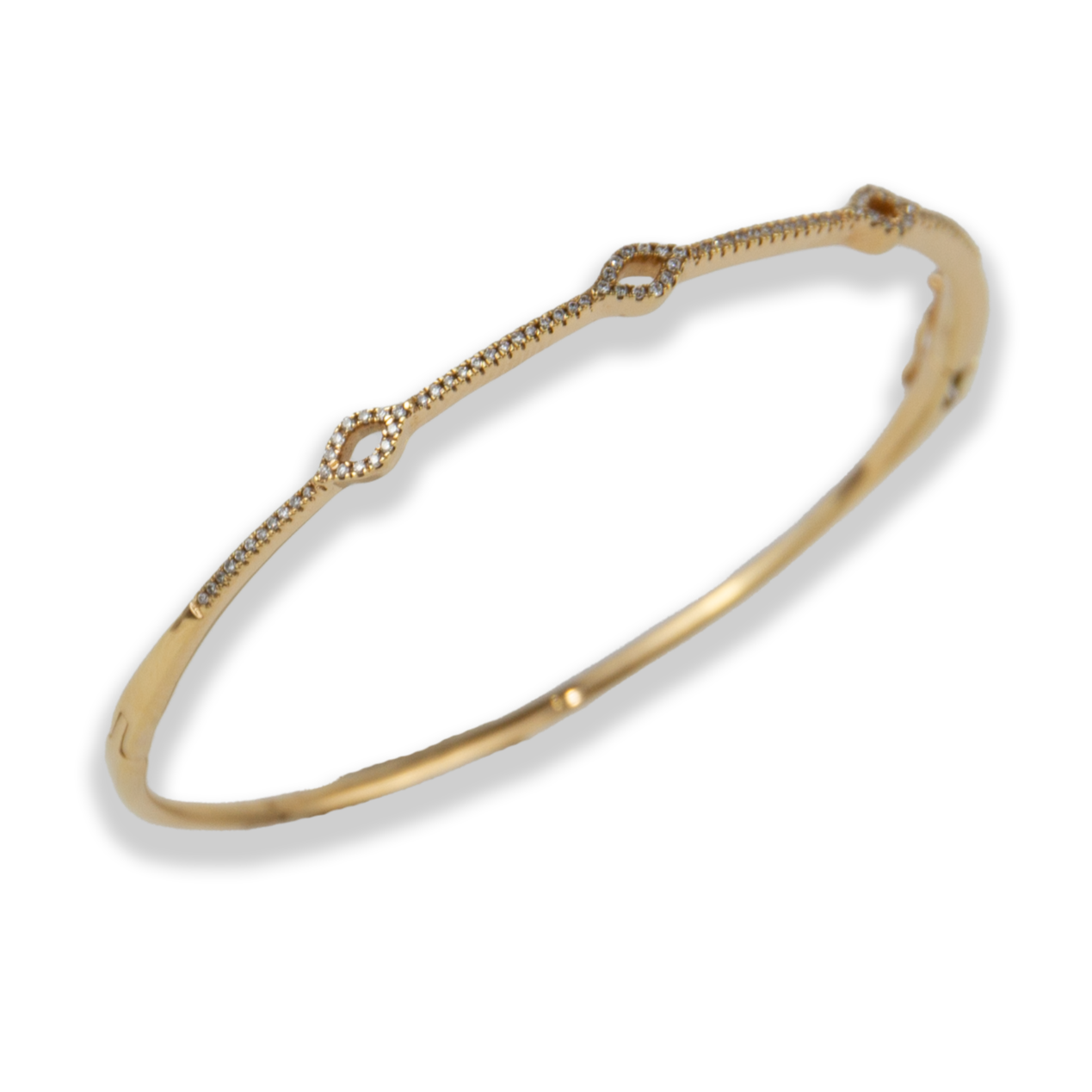 ECJ Collection 18K Rose Gold 0.23ctw Diamond Bracelet