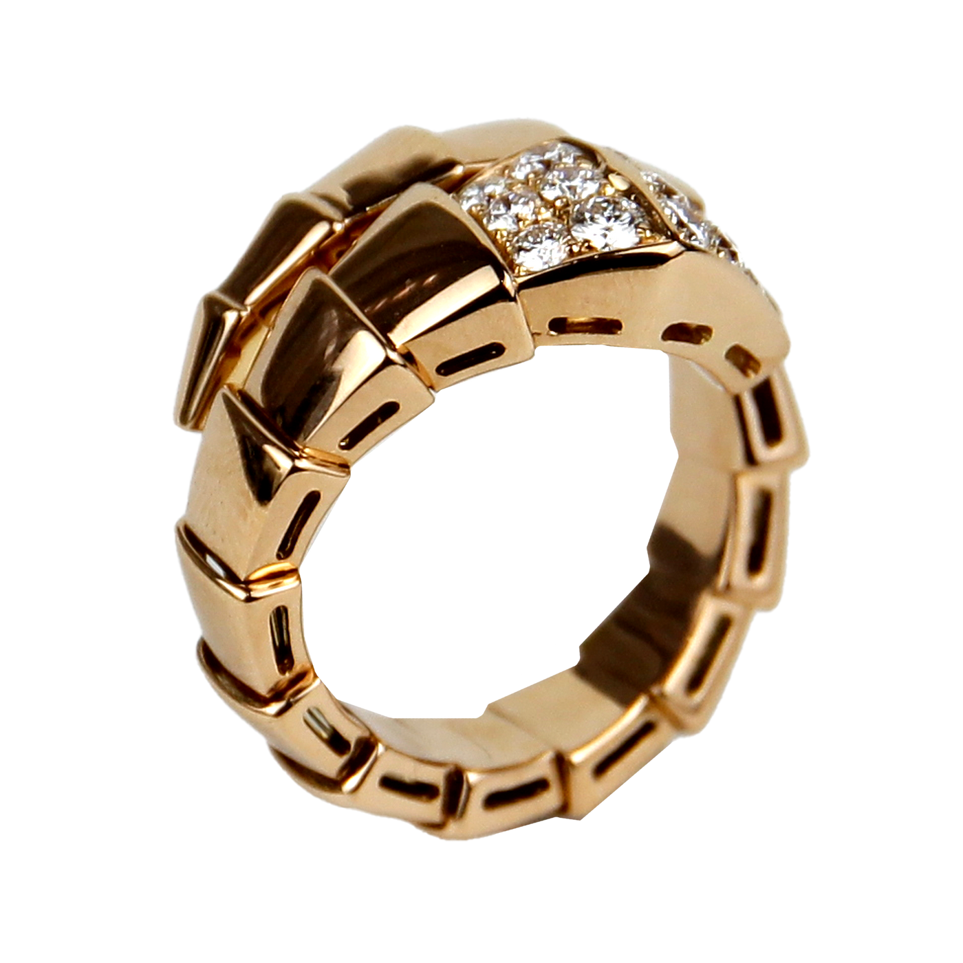 Bulgari Serpenti Viper 0.53ctw Diamond Ring