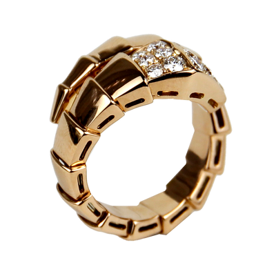 Bulgari Serpenti Viper 0.53ctw Diamond Ring