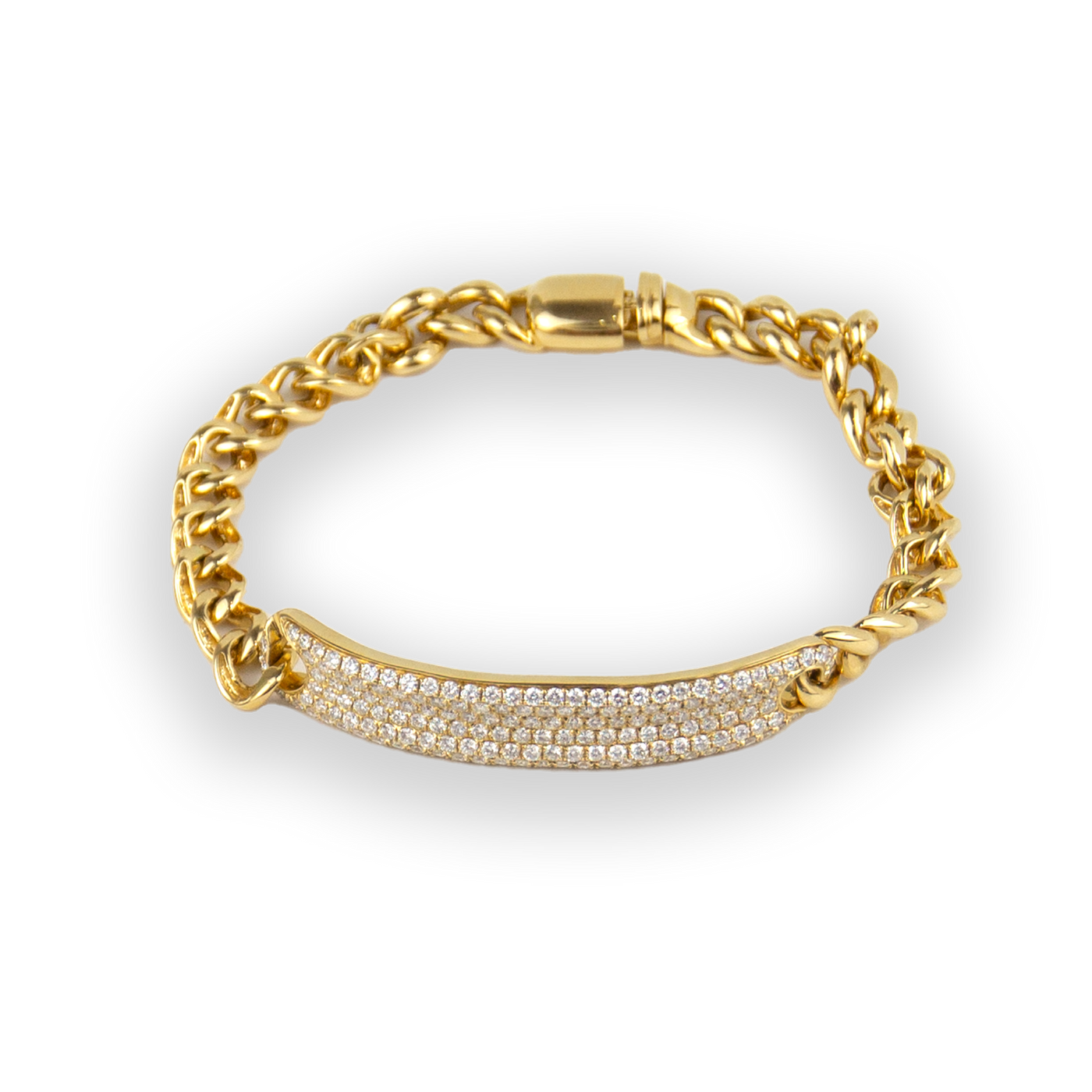 ECJ Collection 18K Yellow Gold Diamond Bracelet 1.84ct. tw