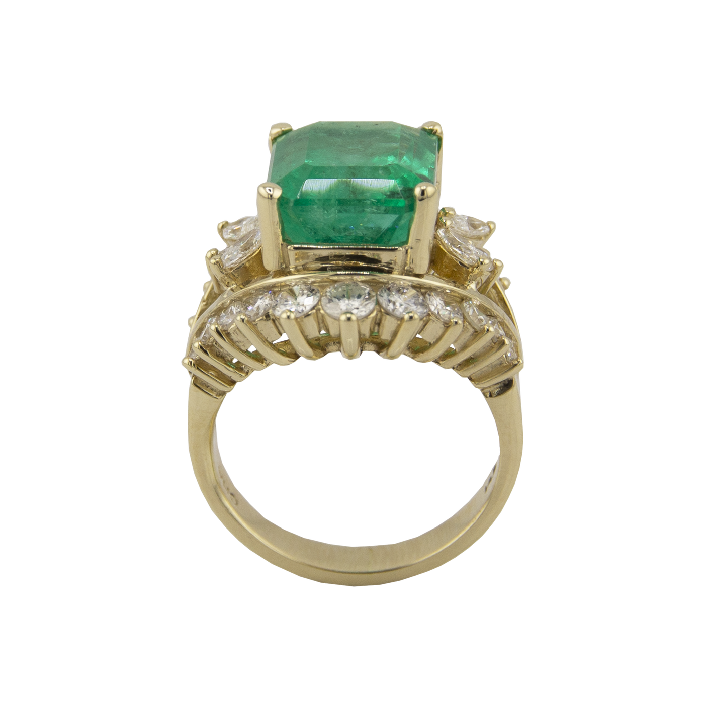 7.11-Carat Colombian Emerald Ring