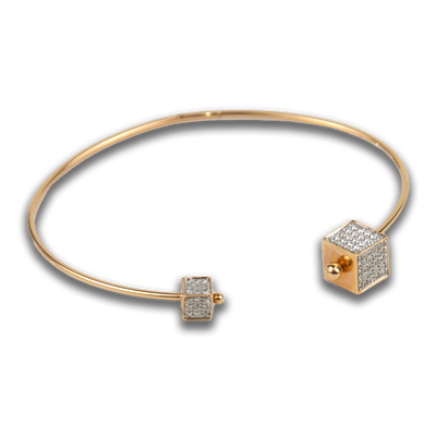 ECJ Collection 14K Rose Gold 0.36ctw Diamond Open-Bracelet