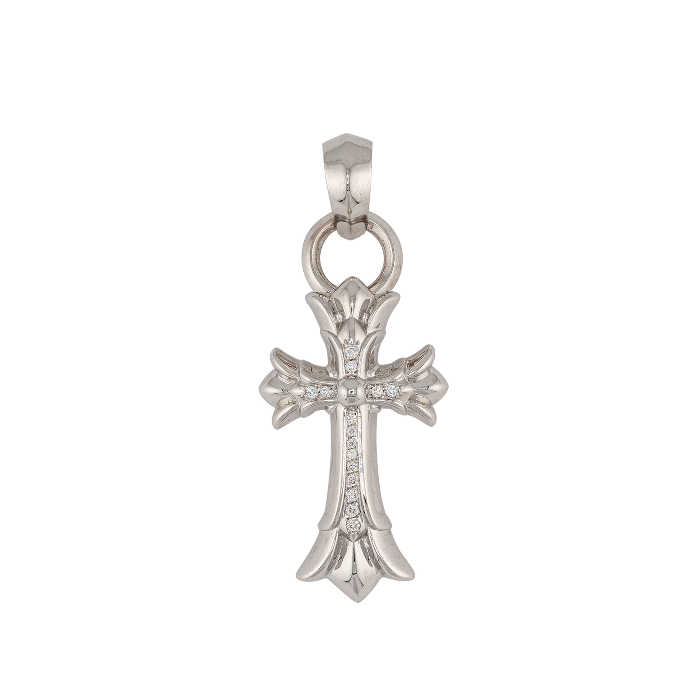 Chrome Hearts Cross Pendant — 18K White Gold (2011)