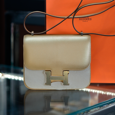 Hermes 2025 Constance 18 Dore Chevre Chamkilight Permabrass Hardware