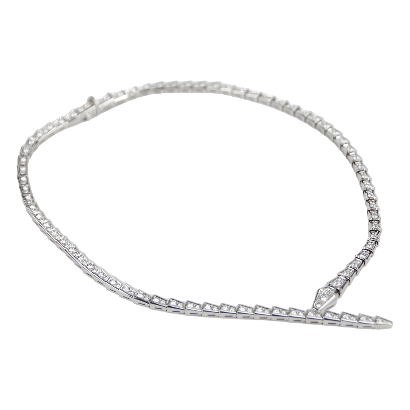 Bulgari Serpenti 5.39ctw Diamond Necklace