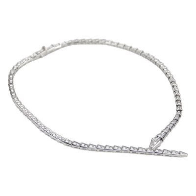 Bulgari Serpenti 5.39ctw Diamond Necklace