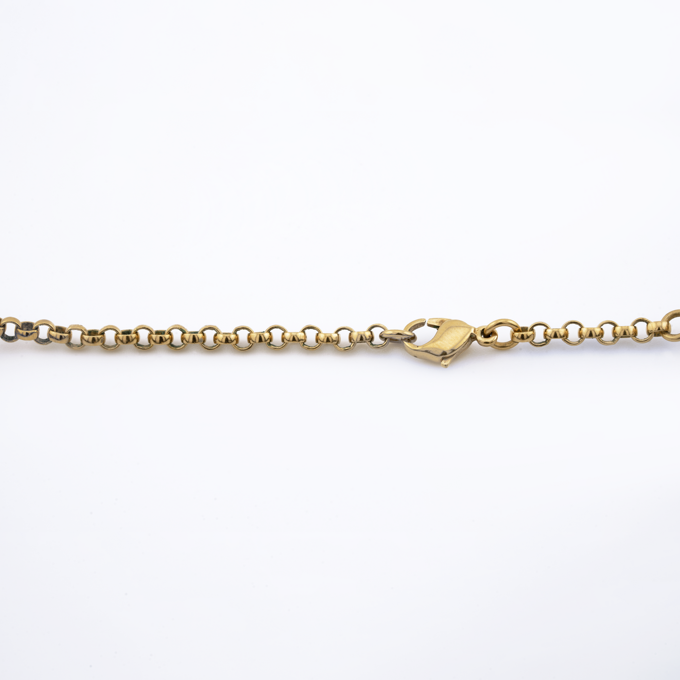 ECJ Collection 18K Yellow Gold Diamond and Sapphire Flower Necklace