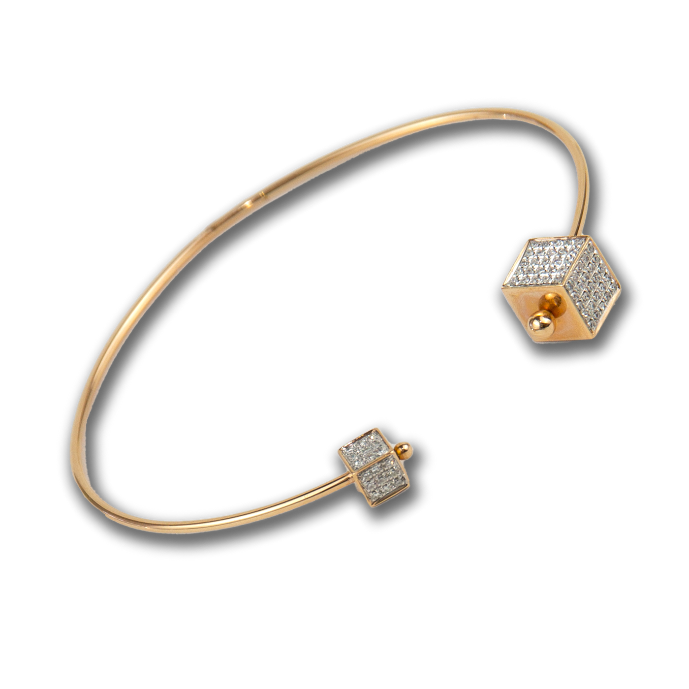 ECJ Collection 14K Rose Gold Diamond Open-Bracelet 0.36ct. tw