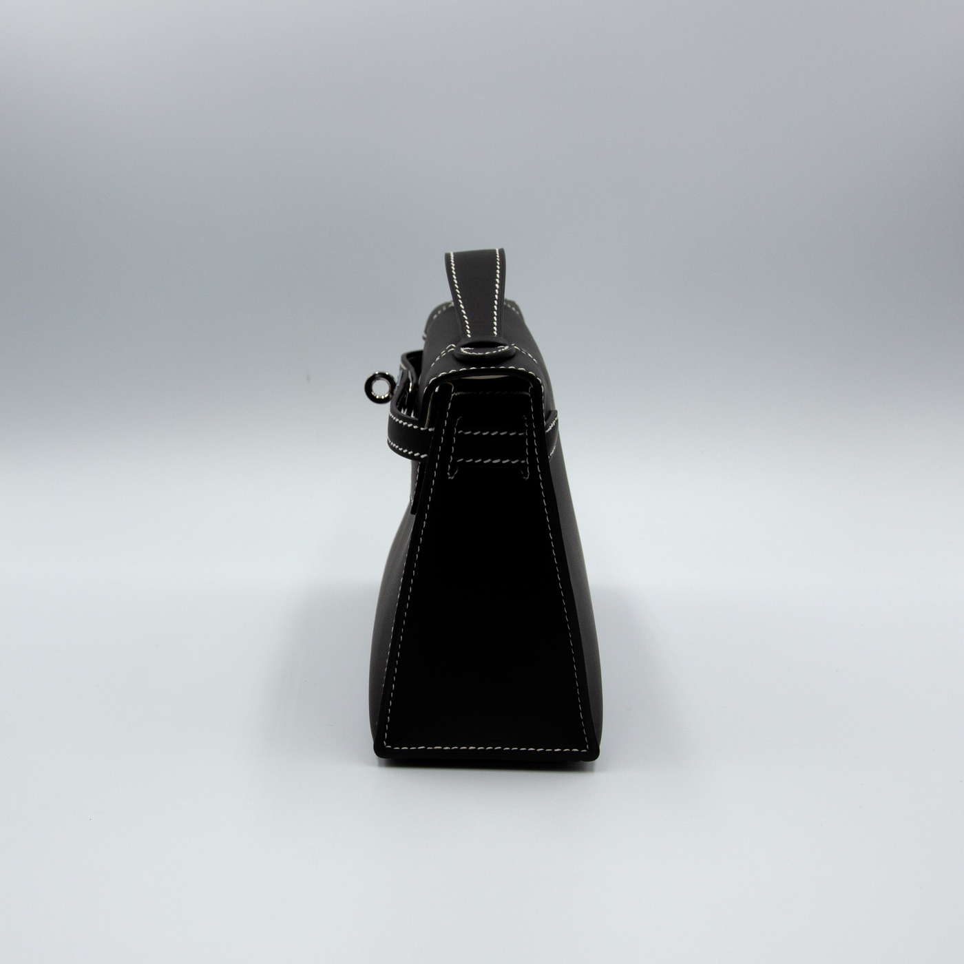 Hermes 2025 Kelly Mini Pochette Veau Swift Perso 00 with Palladium Hardware