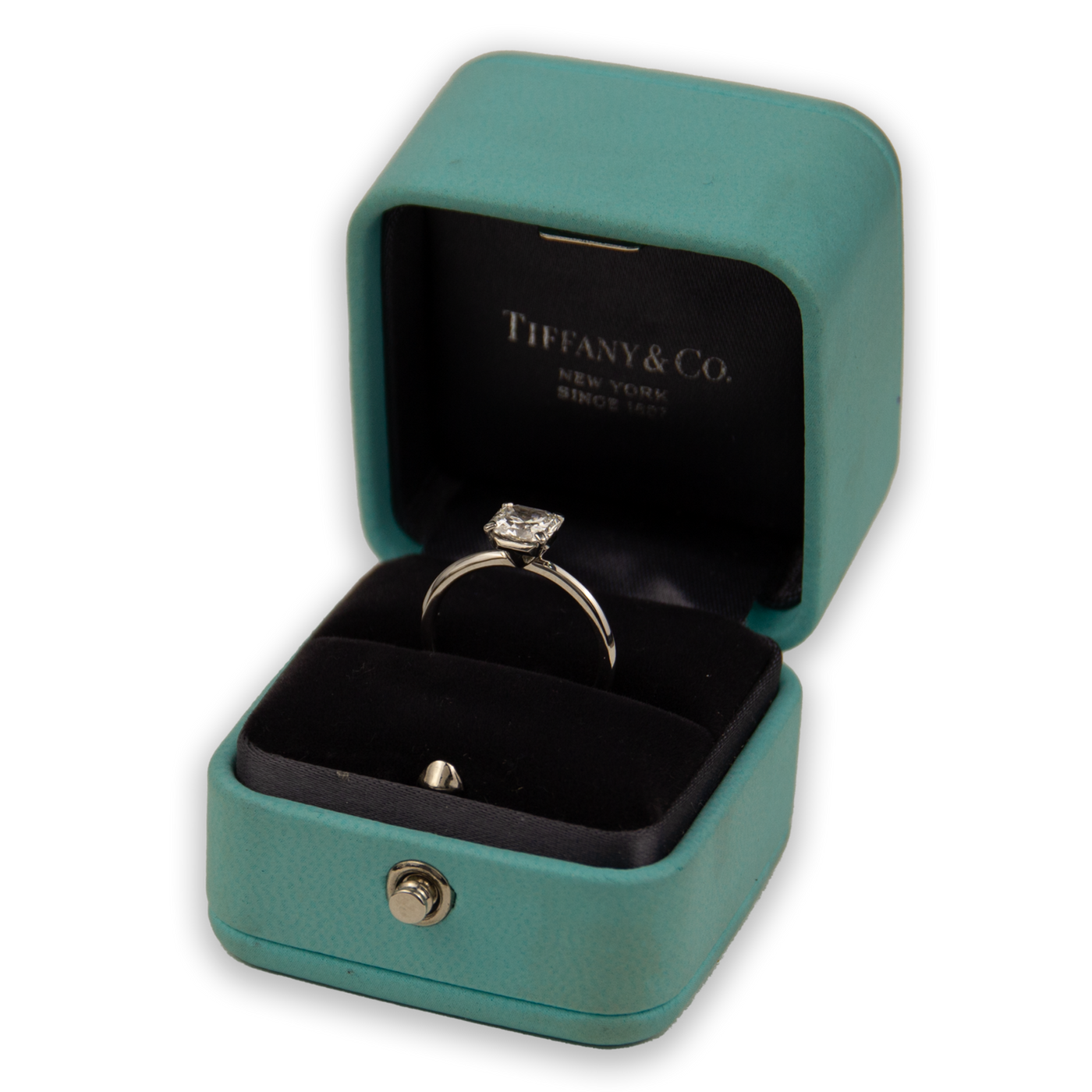 Tiffany & Co. Platinum GIA Diamond Ring