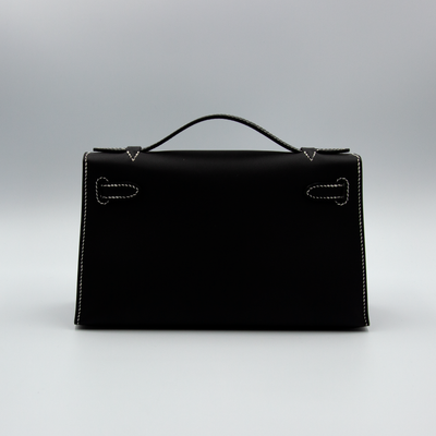 Hermes 2025 Kelly Mini Pochette Veau Swift Perso 00 with Palladium Hardware