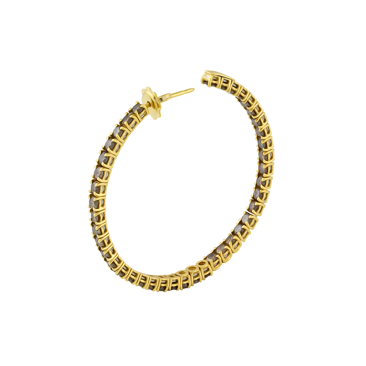 Stefan Hafner 18K Yellow Gold Diamond Earrings