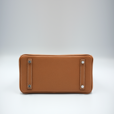 Hermes 2025 Birkin 25 Gold Togo with Palladium Hardware