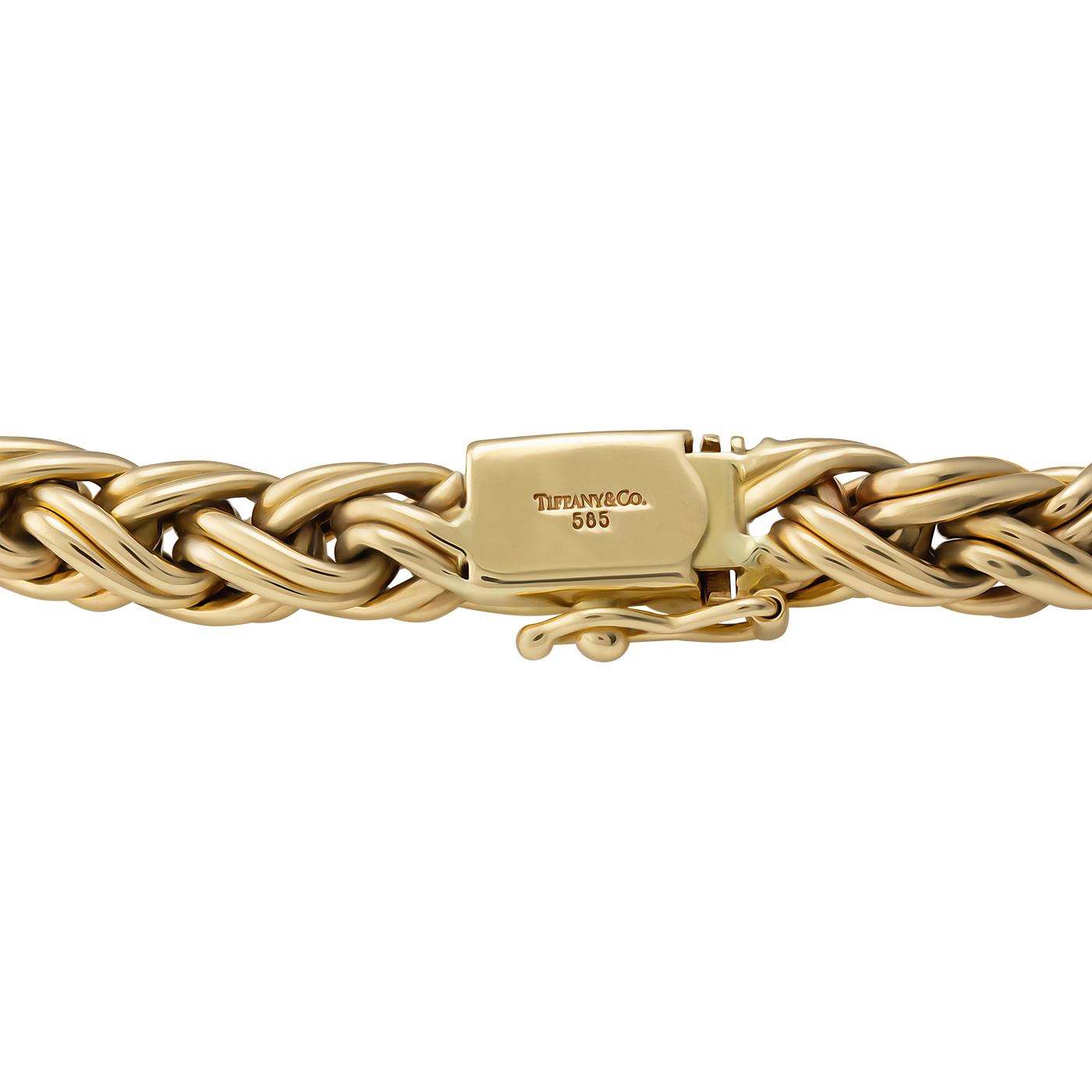 Tiffany & Co. 14K Yellow Gold Woven Bracelet