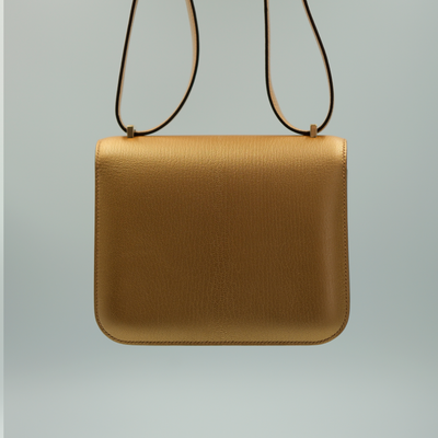 Hermes 2025 Constance 18 Dore Chevre Chamkilight Permabrass Hardware