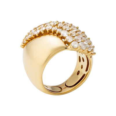 Stefan Hafner 18K Yellow Gold 1.98ct Diamond Ring