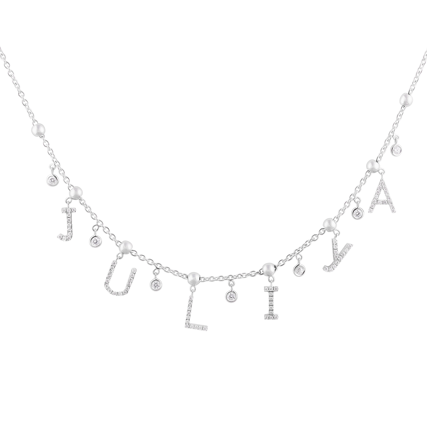 Italian Custom Handmade Name Necklace