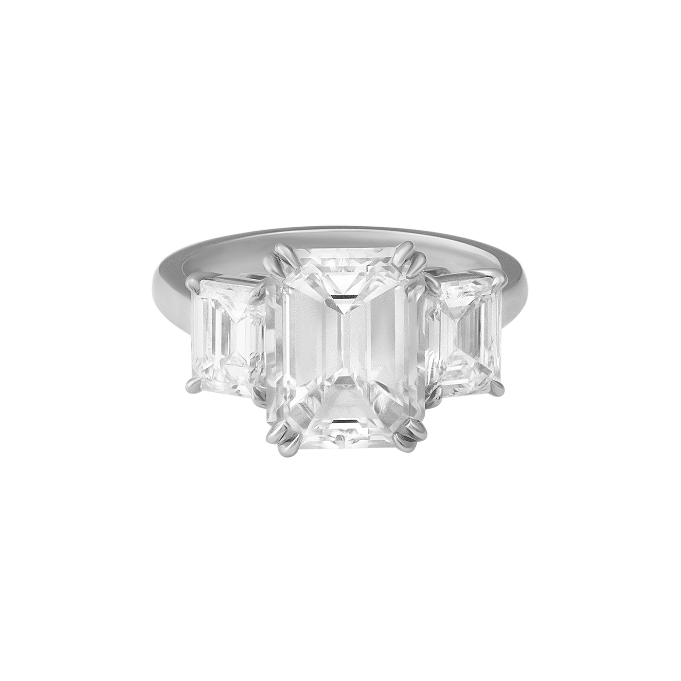 ECJ Collection Platinum 4.02ctw GIA Diamond Engagement Ring