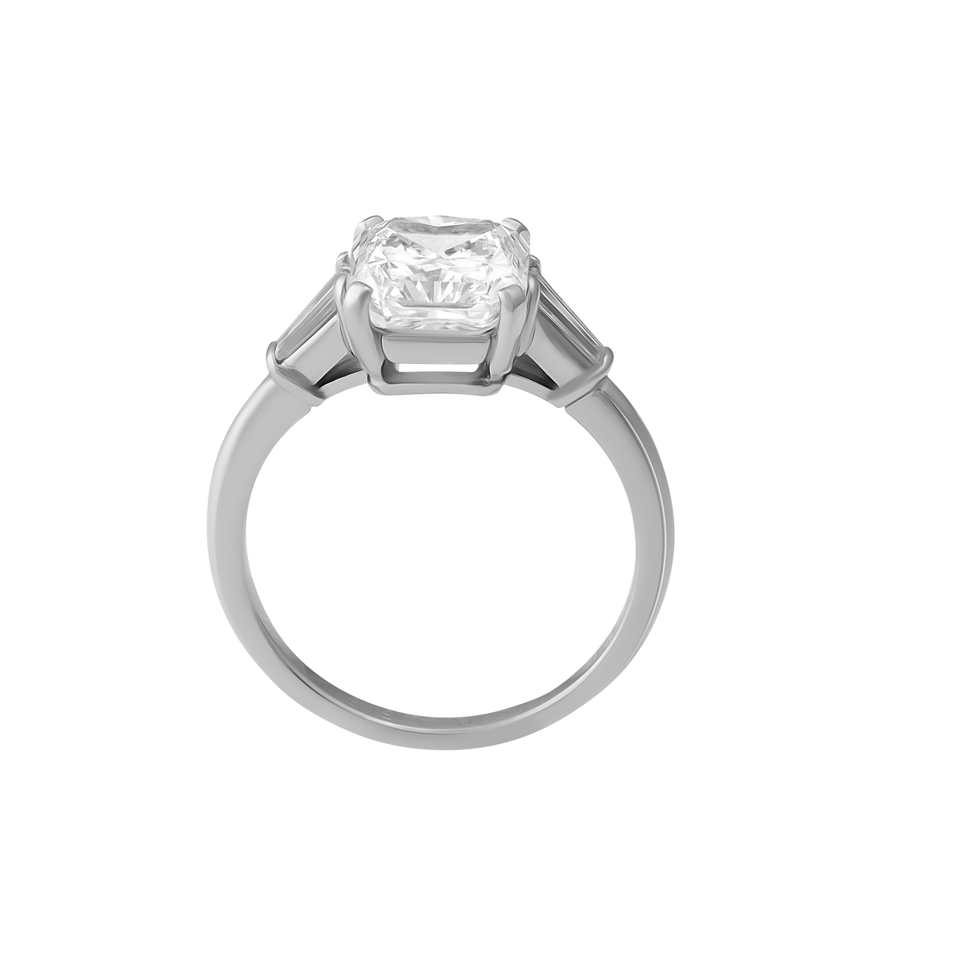 ECJ Collection Platinum GIA Diamond Engagement Ring 3.06ct. tw