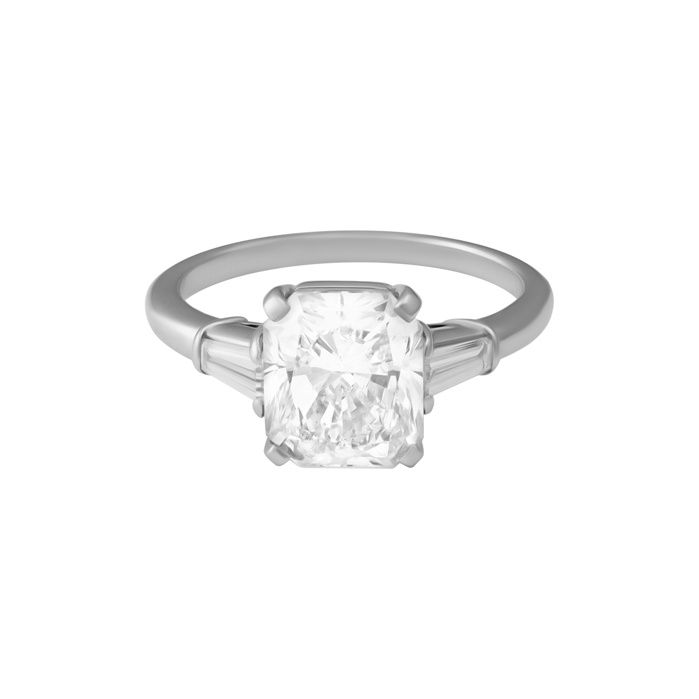 ECJ Collection Platinum 3.06ctw GIA Diamond Engagement Ring
