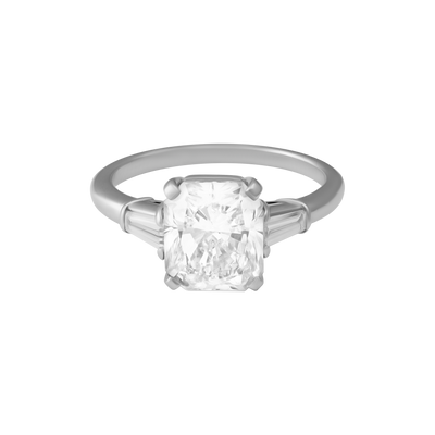 ECJ Collection Platinum GIA Diamond Engagement Ring 3.06ct. tw
