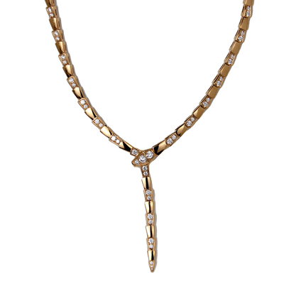 Bulgari Serpenti 4.41ctw Diamond Necklace