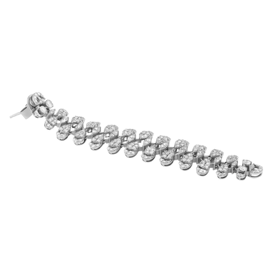 ECJ Collection 18K White Gold Diamond Earrings 3.93ct. tw