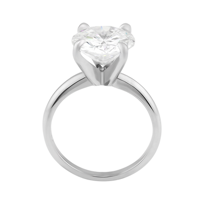 ECJ Collection 14K White Gold 3.45ct GIA Diamond Engagement Ring