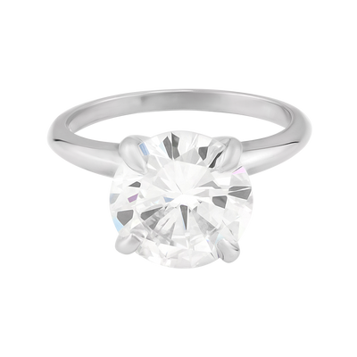 ECJ Collection 14K White Gold 3.45ct GIA Diamond Engagement Ring