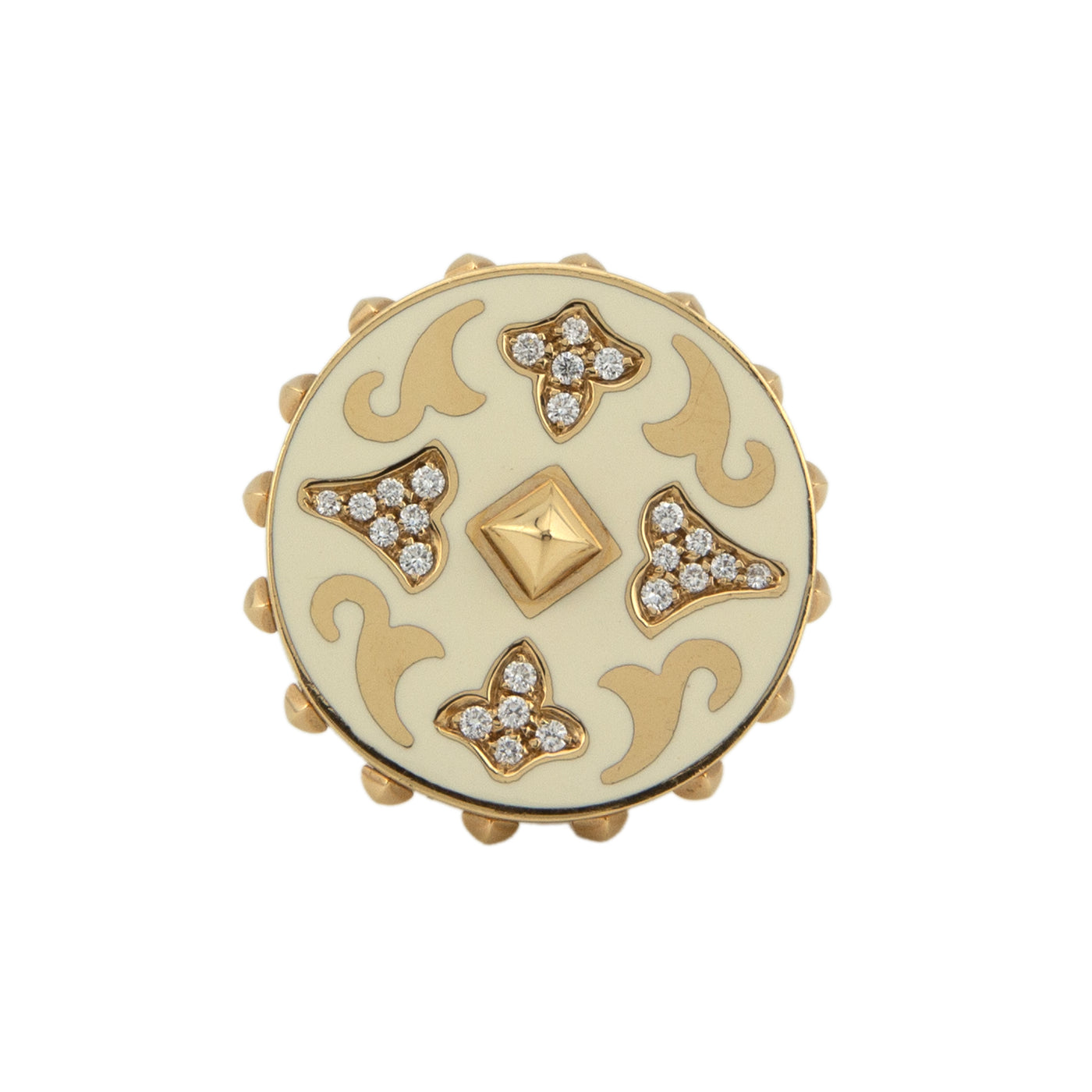 Nouvelle Bague 18K Yellow Gold Diamond Ring