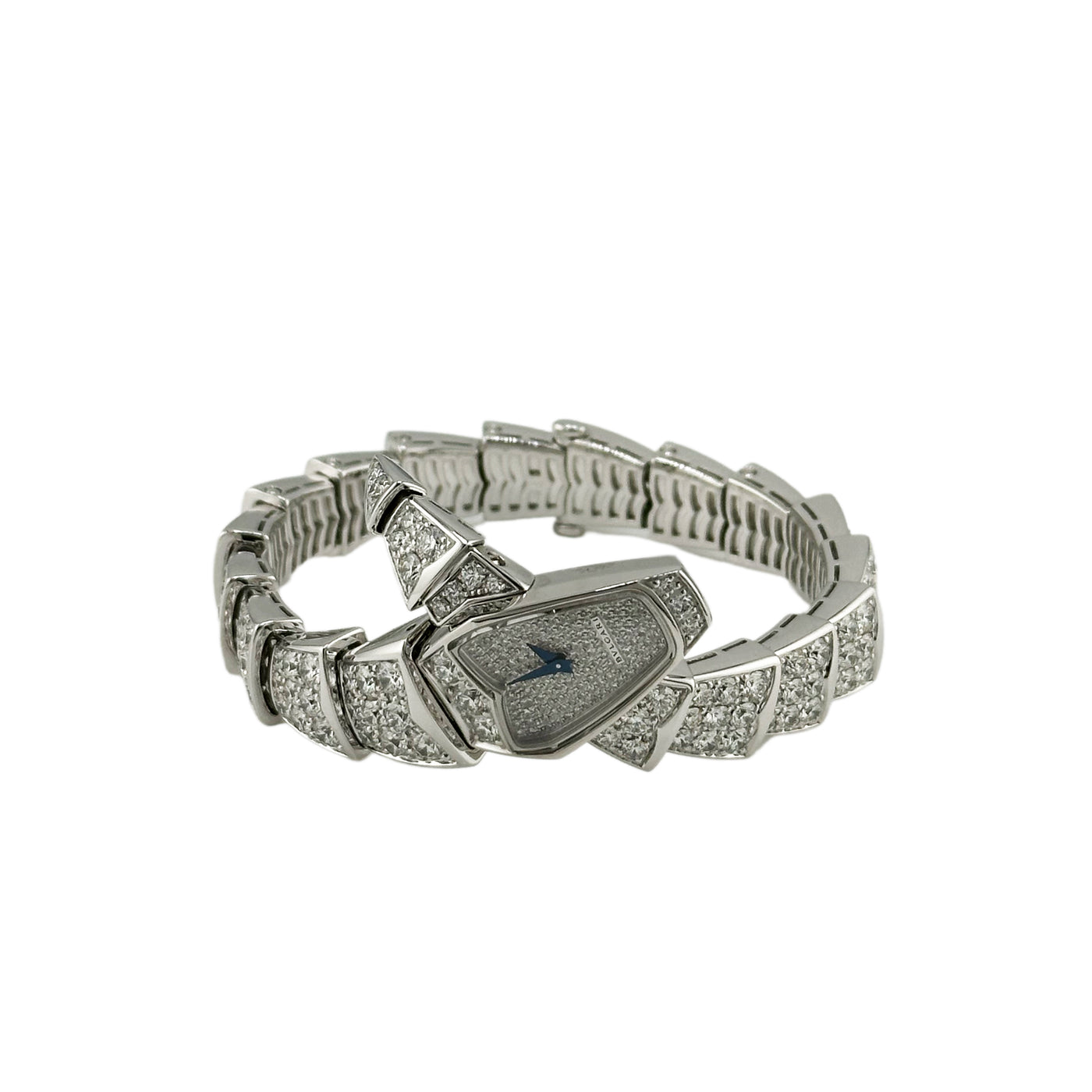 Bulgari Serpenti 18K White Gold with Diamonds