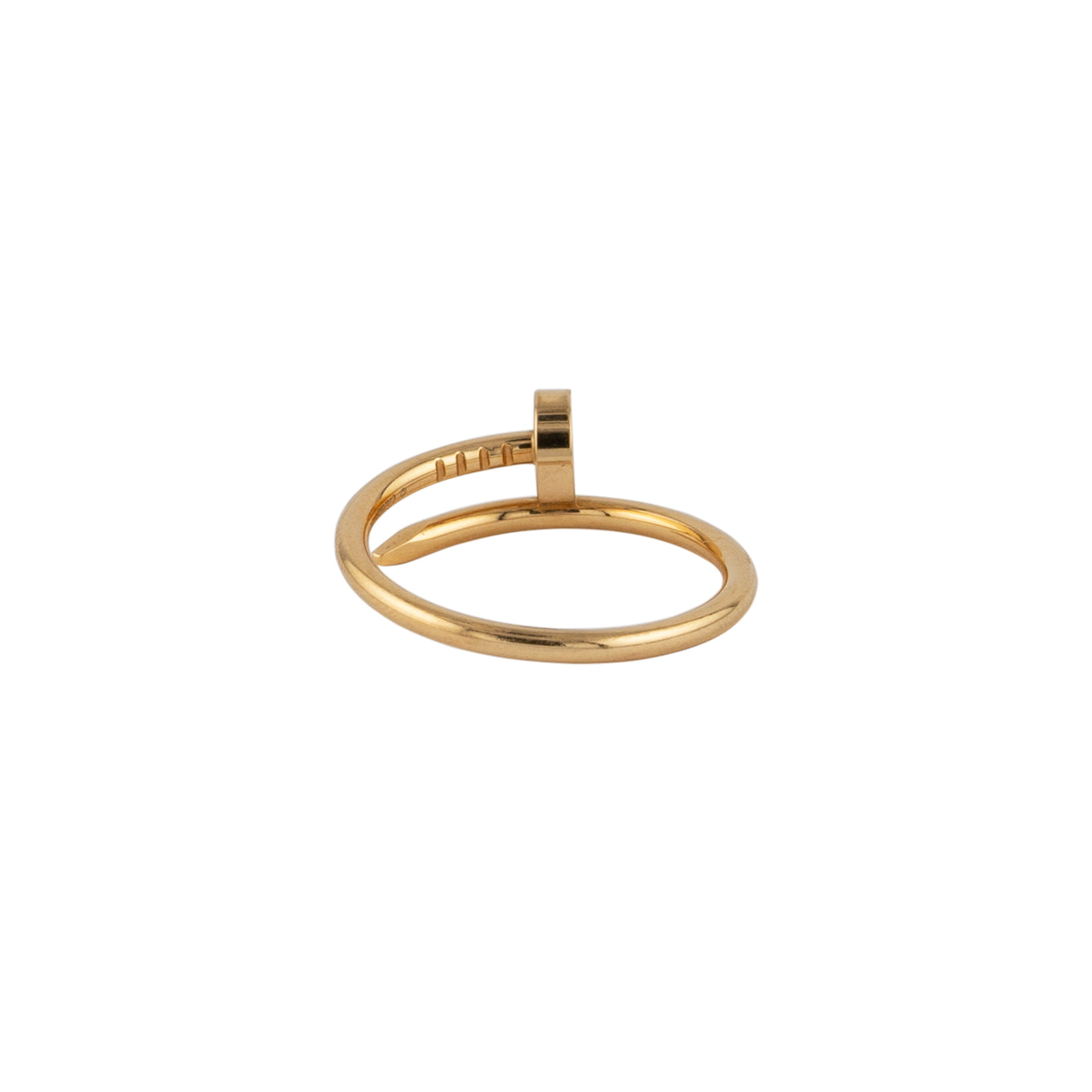 Cartier 18K Yellow Gold Juste Un Clou Ring, Small Model