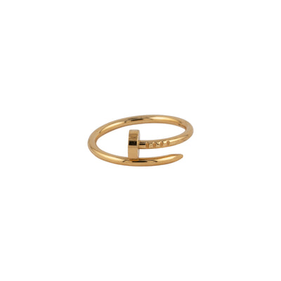 Cartier 18K Yellow Gold Juste Un Clou Ring, Small Model