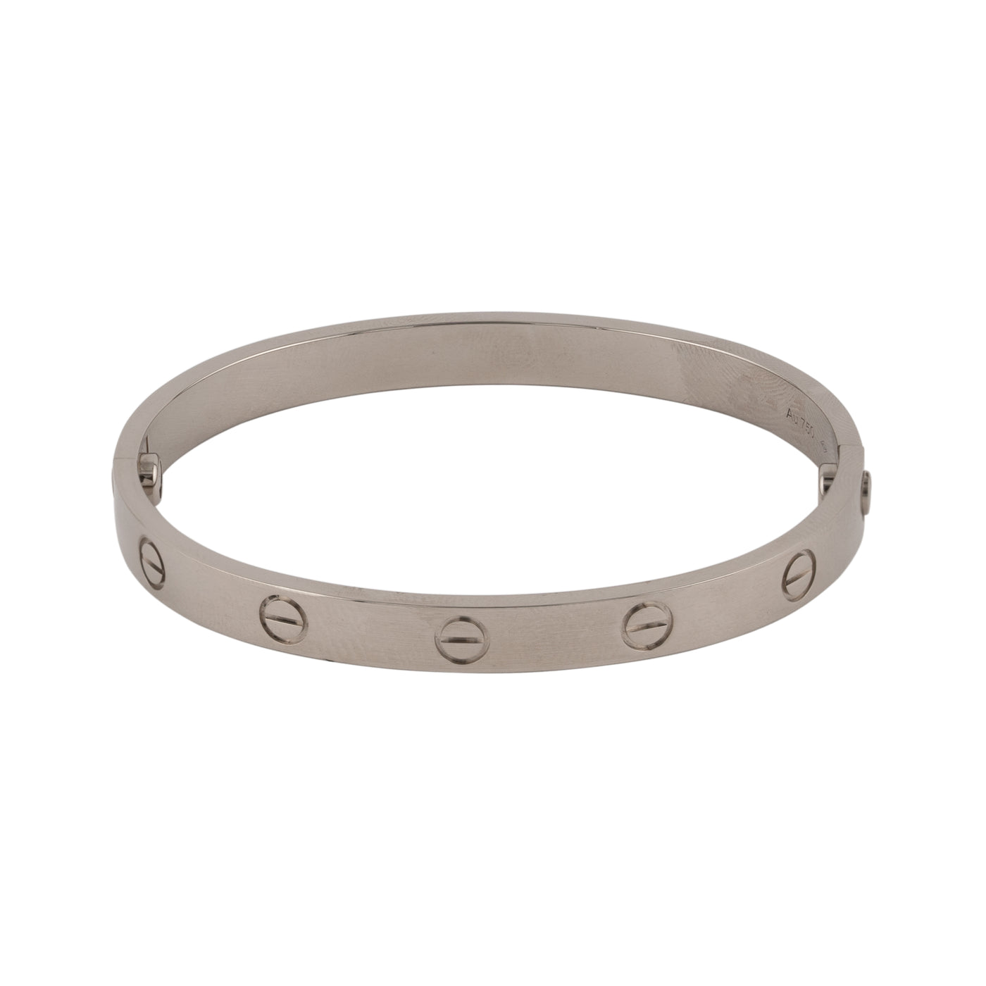 Cartier 18K White Gold Love Bracelet