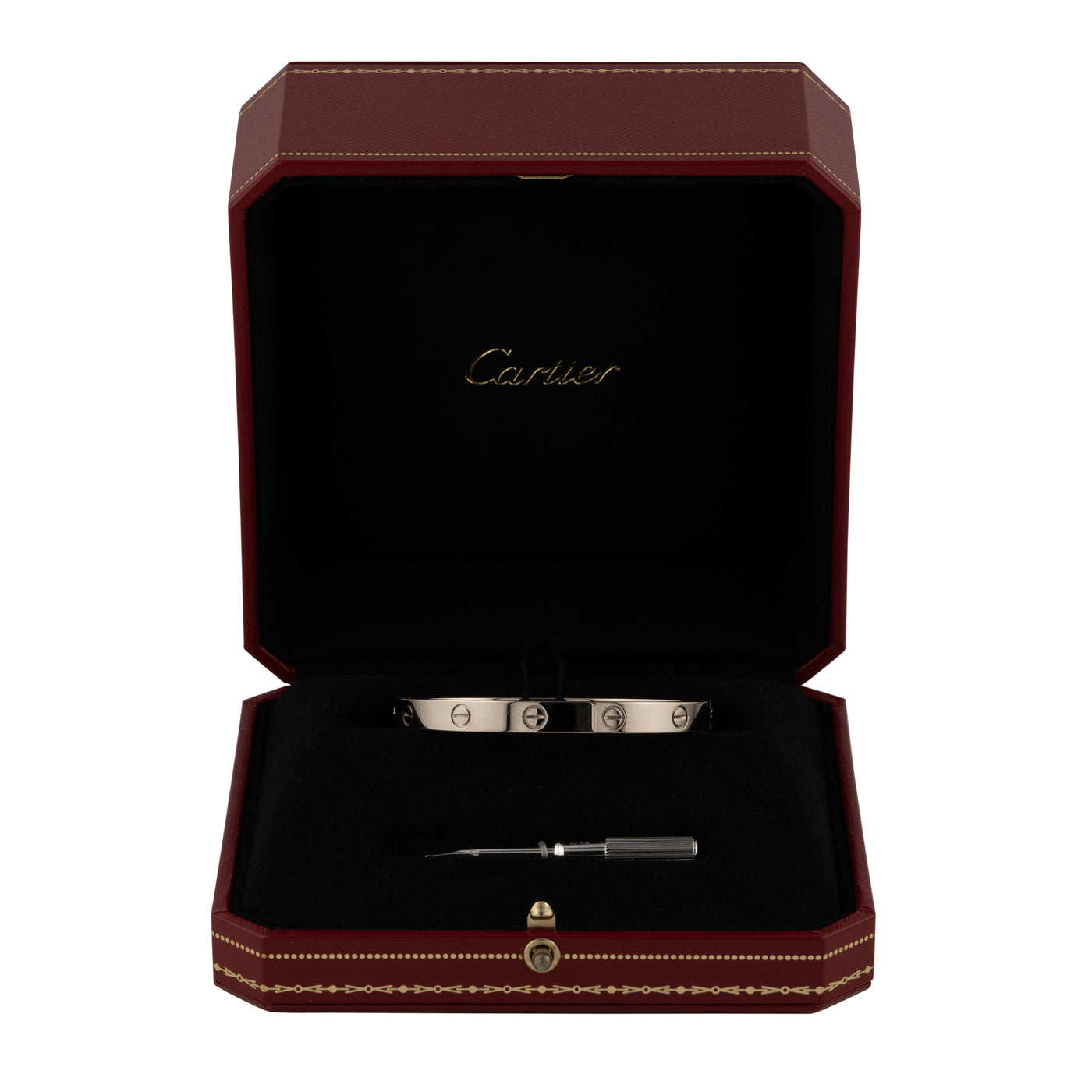 Cartier 18K White Gold Love Bracelet